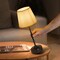 Cordless Table Lamp Rechargeable 5200mAh Desk Lamp 3-Level Brightness Fabric Shade